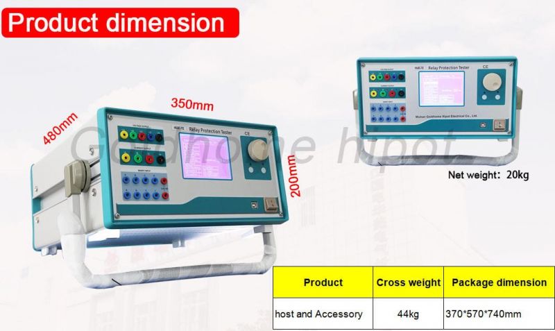 Secondary Current Injection Test Set / 3 Phase Protection Relay Tester