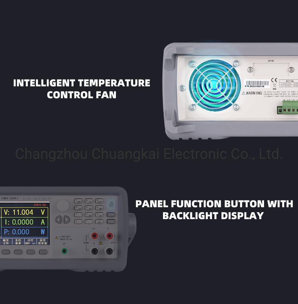 Th6213 Programmable Double Range Power Source with Output Control Switch