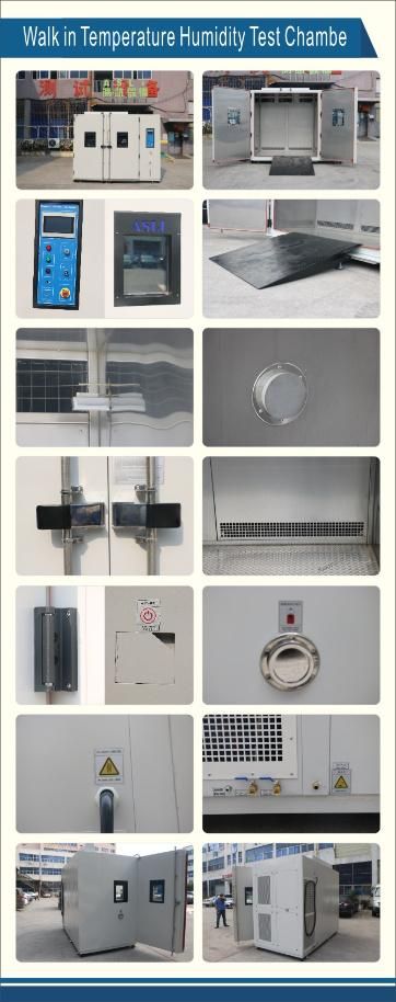 Laboratory Walk in Environmental Temperature Humidity Test Chamber for Vehicles