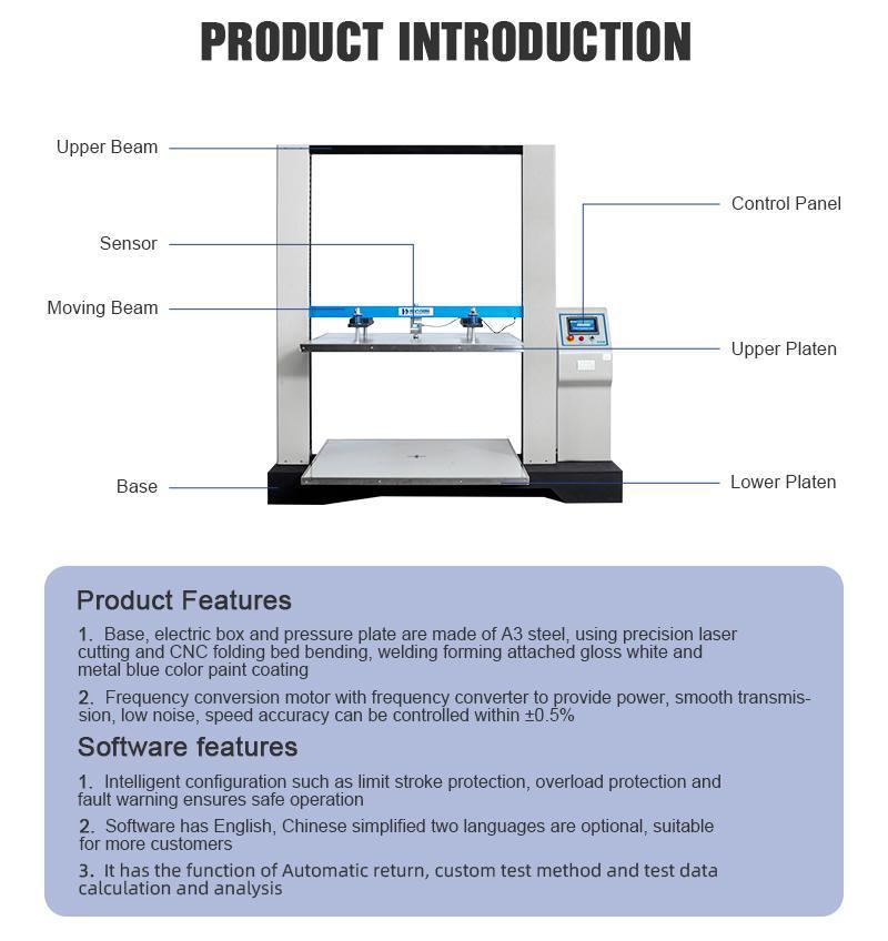 Automatic Control Compression Test Machine for Package Test Machine