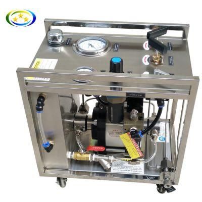 Terek High Pressure Hydrostatic 1040 Bar Output High Pressure Air Hydraulic Cylinder Test Bench