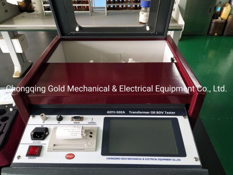 IEC60156 80kv Insulating Oil Dielectric Strength Tester Oil Bdv Tester