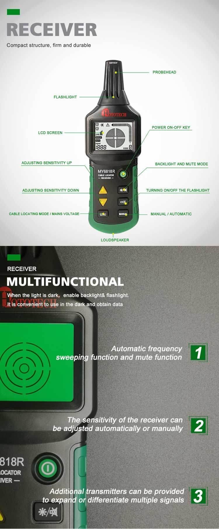 Electronical Cable Tester/Wire Tracker Advance Cable Locator Cable Tester Cable Detector