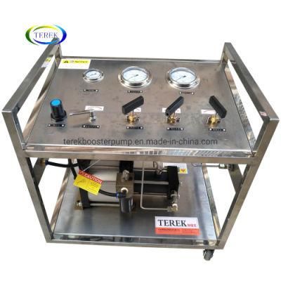 Terek Brand High Quality 1000 Bar Output Portable Air Driven Gas Transfer Pump Unit Pressure Test