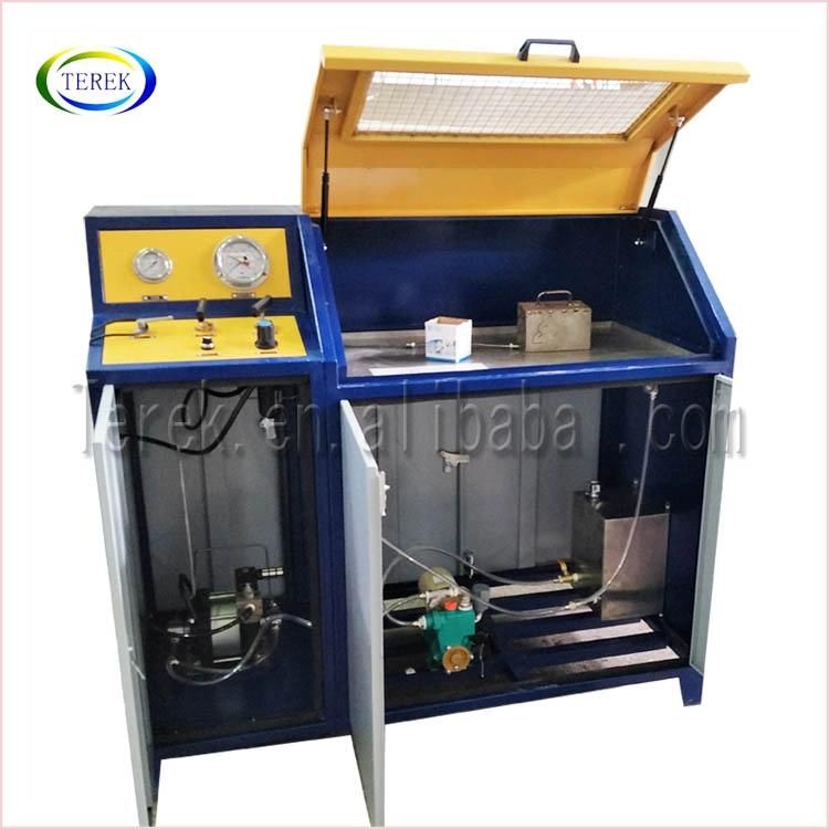 Pneumatic 10bar-6000 Bar High Pressure Hydraulic Pump Testing Machine