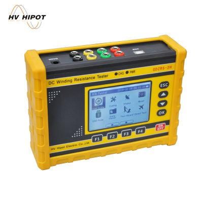 GDZRS-2H Electric power System Test Instrument Three Phase DC Winding Resistance Tester