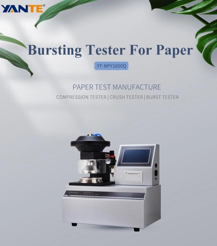 Laboratory Mullen Lab Paper/Cardboard Burst Testing Instrument