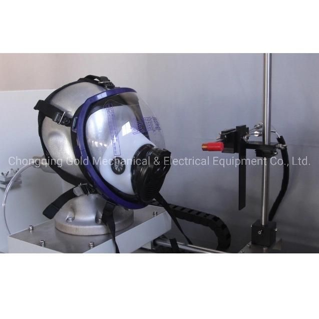 Full Face Masks Fire Heat Radiant Resistant Test Apparatus