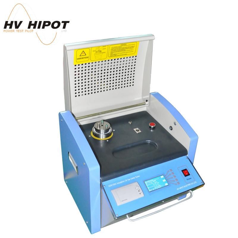 GD6100C Oil Resistivity Tester Dielectric Strength Dissipation Factor Test Equipment