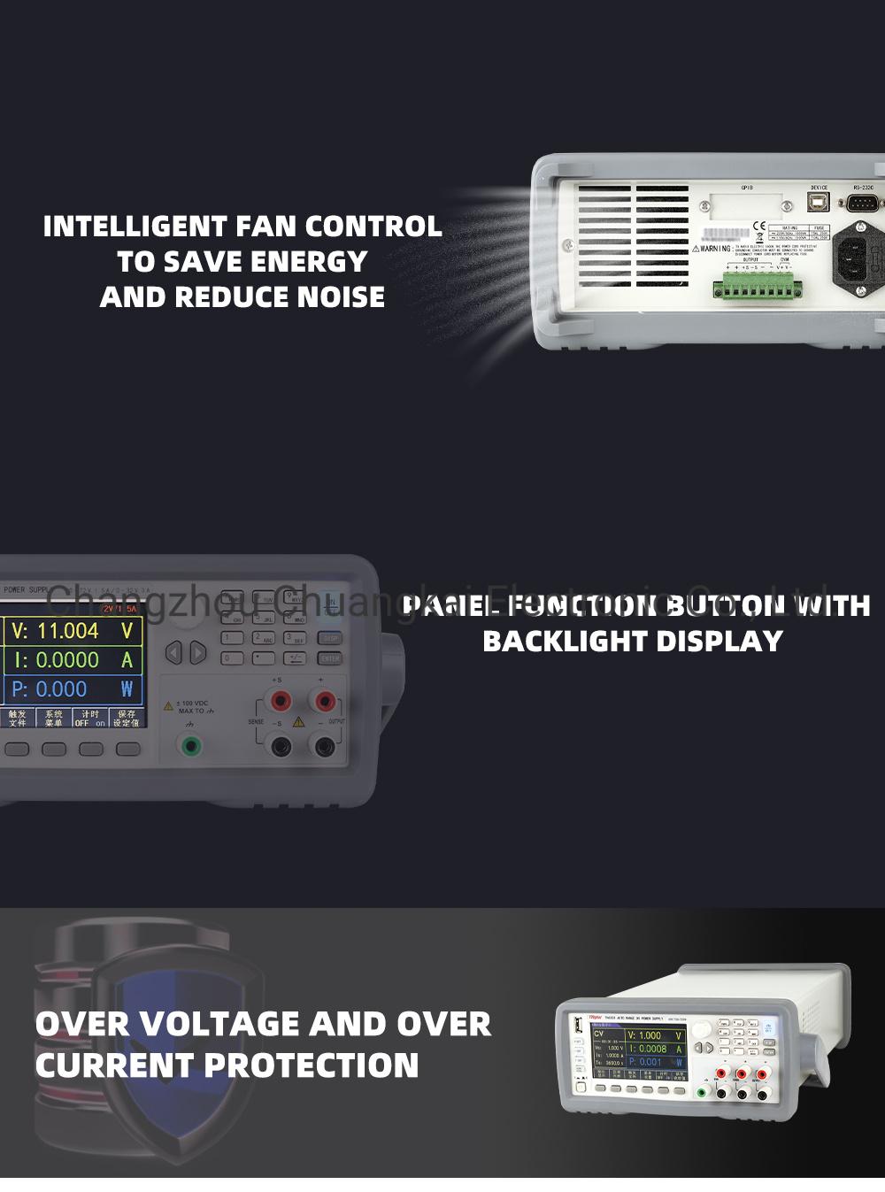 Th6312 Programmable Linear DC Power Source Wide Range 30V/30A/360W