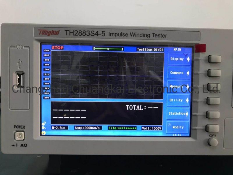 Th2883s4-5 4 Channels 100V-5000V Impulse Winding Test Machine