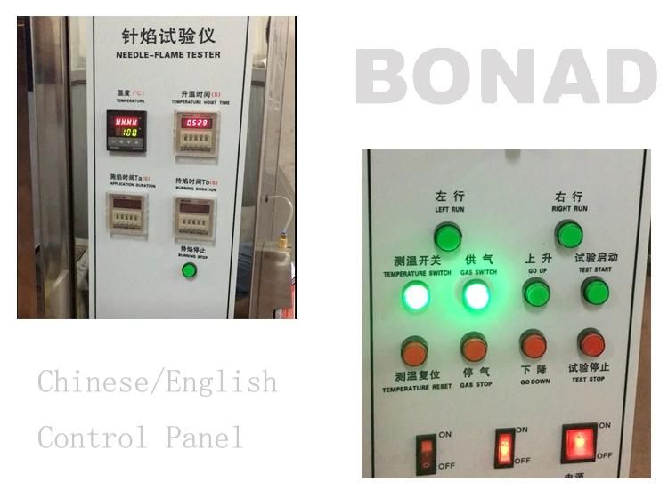 IEC60695 Needle Flame Tester for Material and Solid Combustible Testing