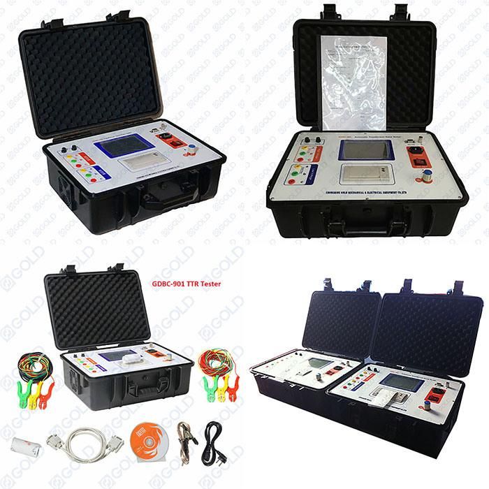 High Accury 3-Phase Power Transformer Turn Ratio Tester TTR Testing Meter with Turn Ratio 1~10000