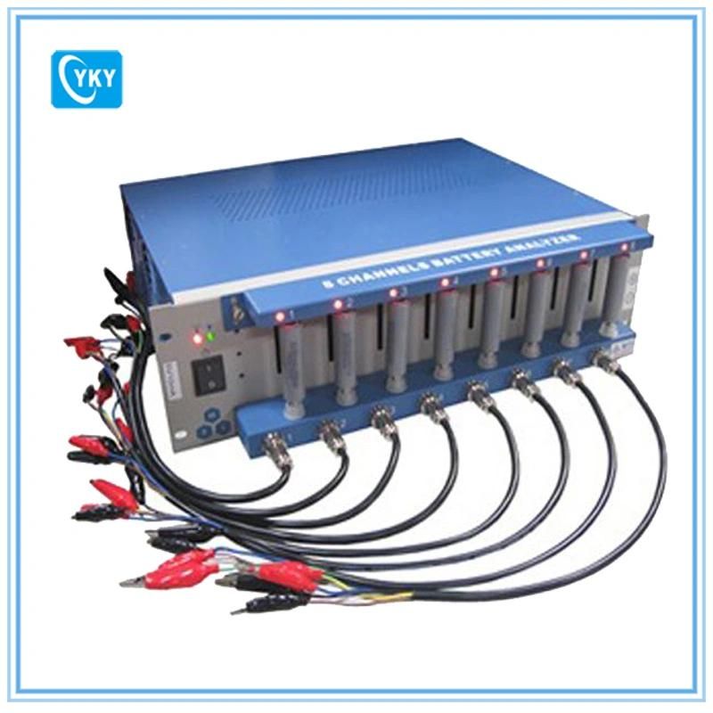 8 Channel Battery Analyzer (0.02 -10 mA, upto 5V) W for Small Coin Cells and Cylindrical Batteries
