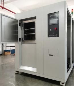 high and low temperature simulated climate conditions 3 zone thermal shock test chamber