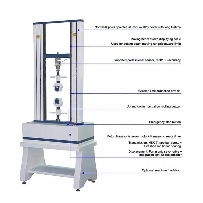 Electronic Fabric Universal Tensile Tester/Used Universal Strength Testing Machine/Equipment Price