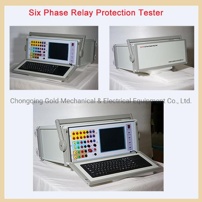 6 Phase Protection Relay Tester Secondary Current Injection Relay Test Set