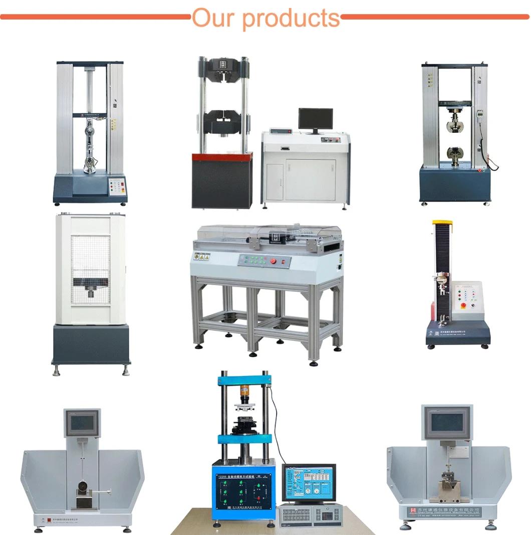 Rubber/ Plastic/Packing Material Universal Testing Tester/Instrument/Equipment with Double Column