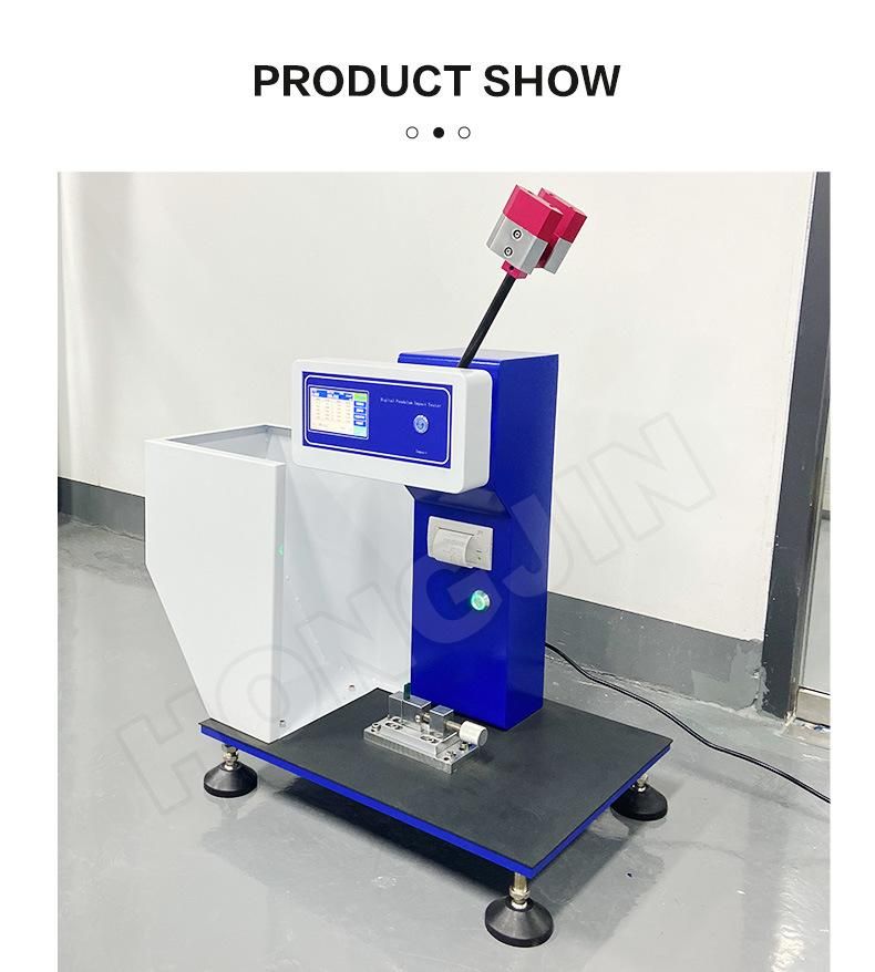 Professional Manual Plastic Charpy Pendulum Impact Testing Machine