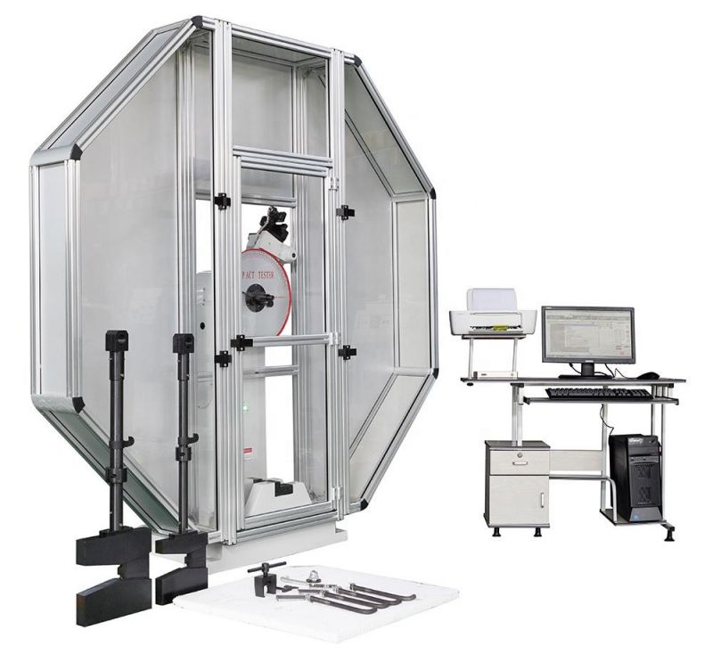 300j High Impact Energy Microcomputer Controlled Metal Impact Testing Machine