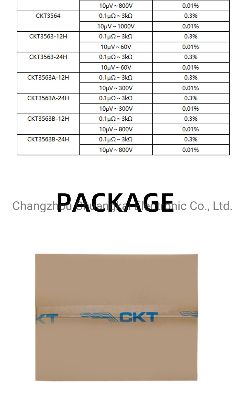 Ckt3563A-24h Car Battery Inner Resistance Tester Lithium Battery Volt Meter