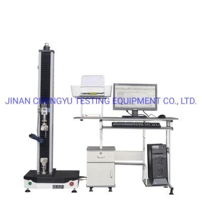 Single Column Digital or Computer Control Electronic Universal Tensile Tester for PVC Test