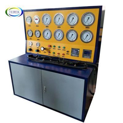 Terek 1bar-480 Bar Range Pressure Test Bench for Safety Relief Valve Hydrostatic Test Pump