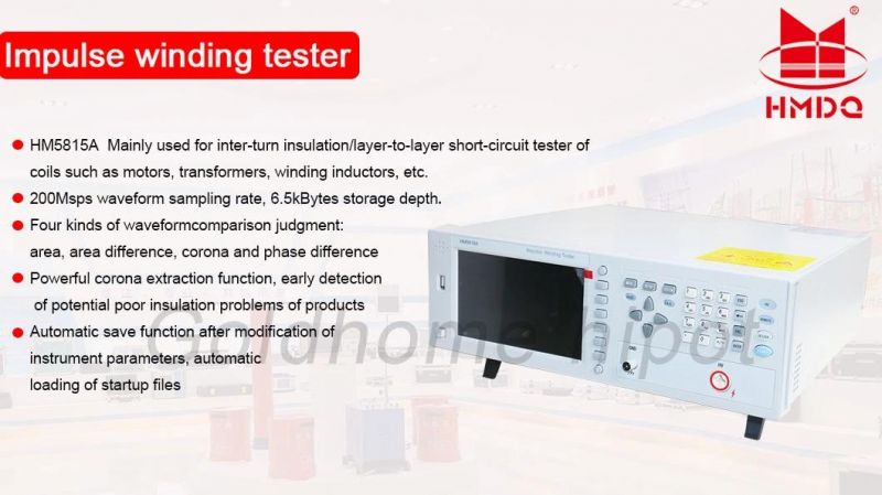 Transformer Generator Impulse Winding Tester Equipment for Wind Coil