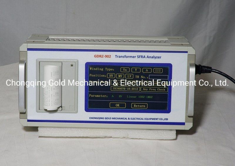 Gdrz-902 Transformer Sweep Frequency Response Analyzer, Transformer Winding Tester