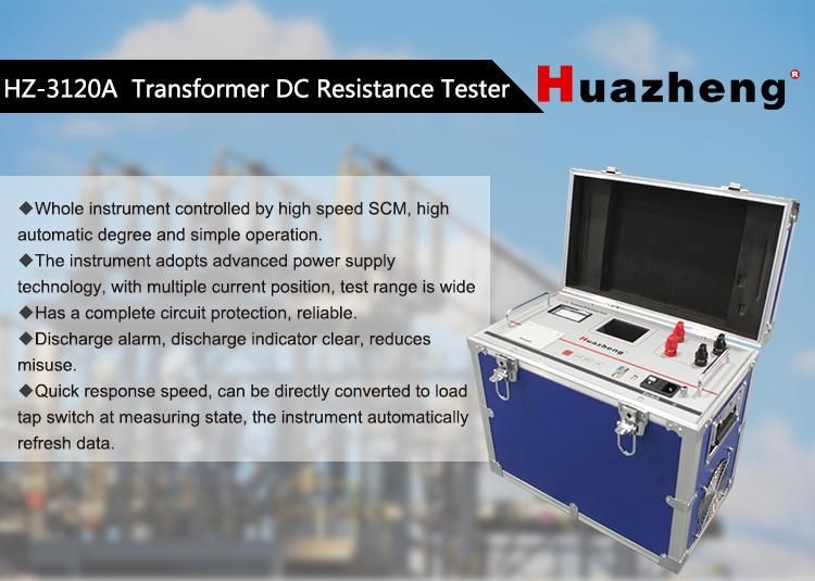 20A DC Resistance Test for Transformer Winding Resistance Analysis Instrument