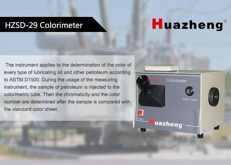 Petroleum Products Colorimeter Oil Color Tester Portable Color Test Machine