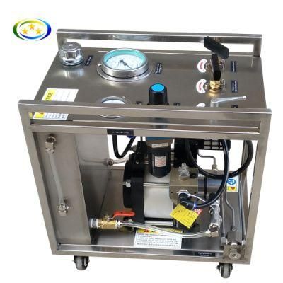 Pneumatic Liquid Booster Testing Pump Pipe Tube Valve and Cylinder High Pressure Test Pumps