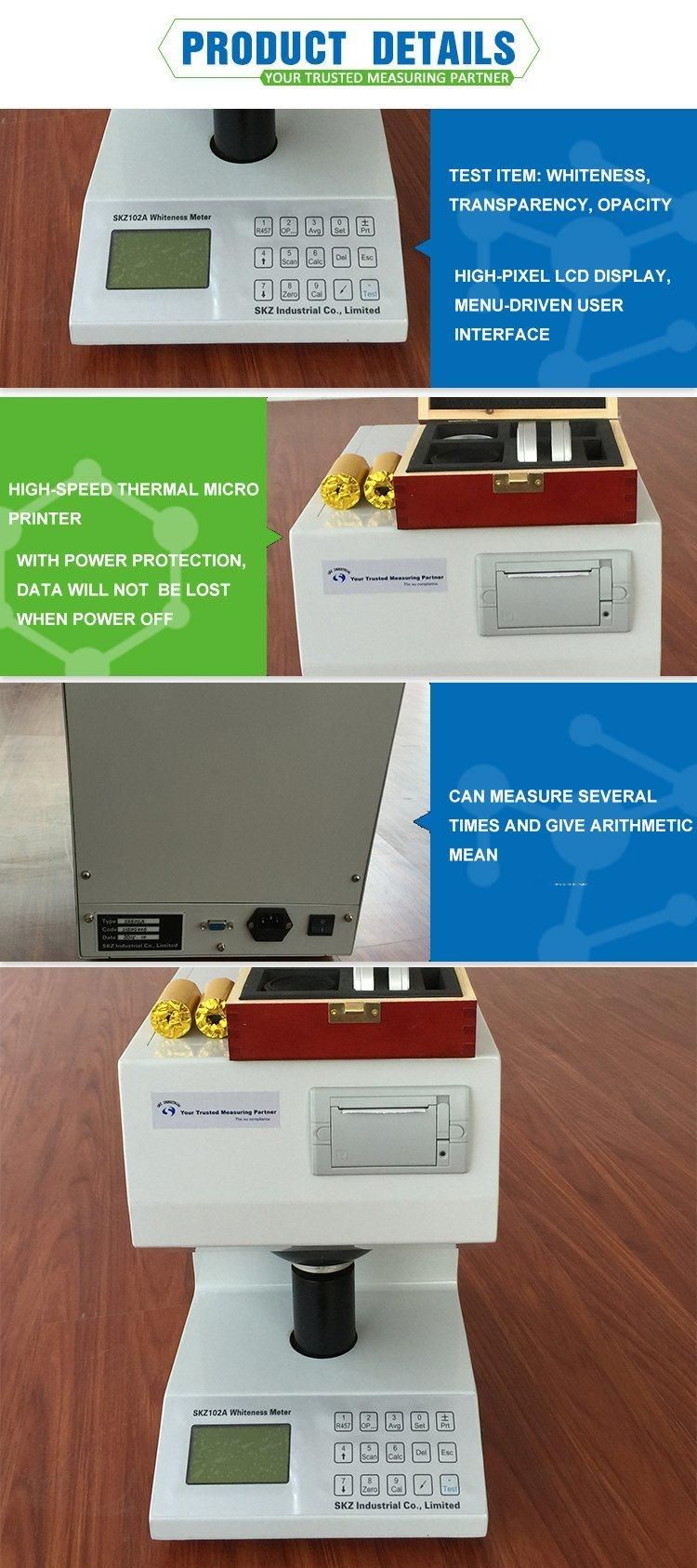 Laboratory High Quality R457 Tissue Paper Brightness Meter