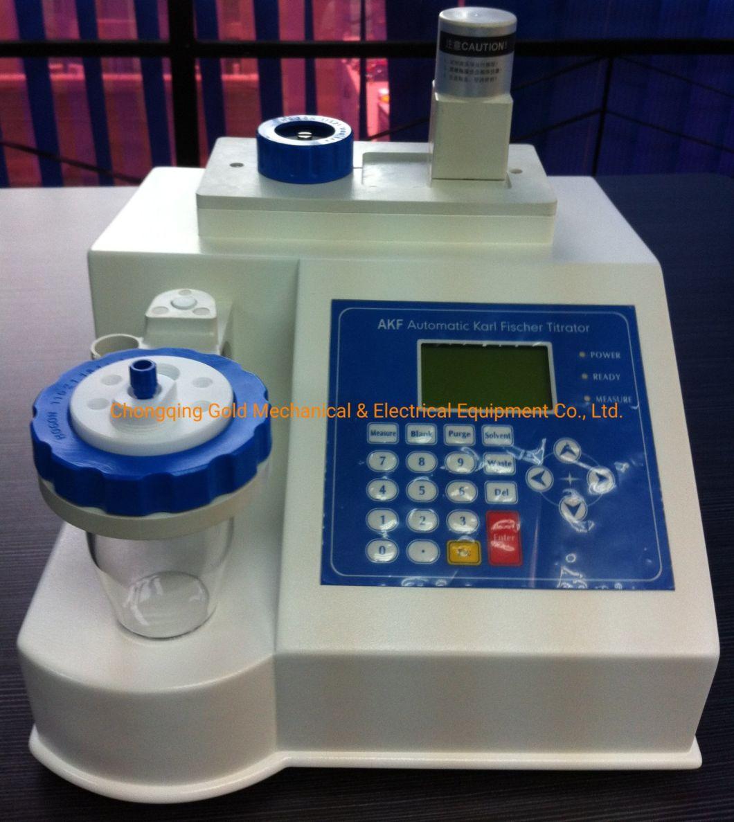 Automatic Water Content Tester Volumetric Mothod Karl Fischer Mositure Titrator ASTM E203
