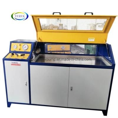 Terek 140MPa Manual Control Pneumatic Burst Test Bench for PU Hose Inspection