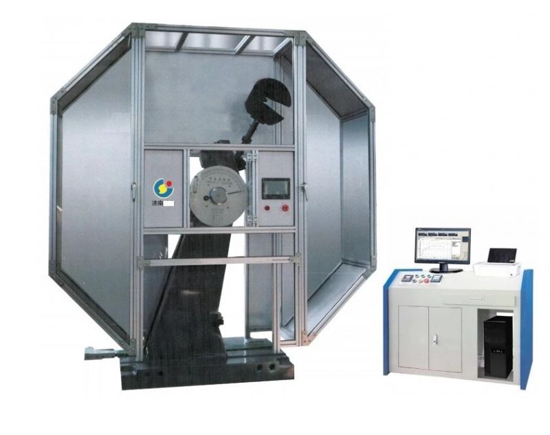 Digital LCD Panel Control Material Specimen Impact Testing Machine with 300j 500j 750j Capacity