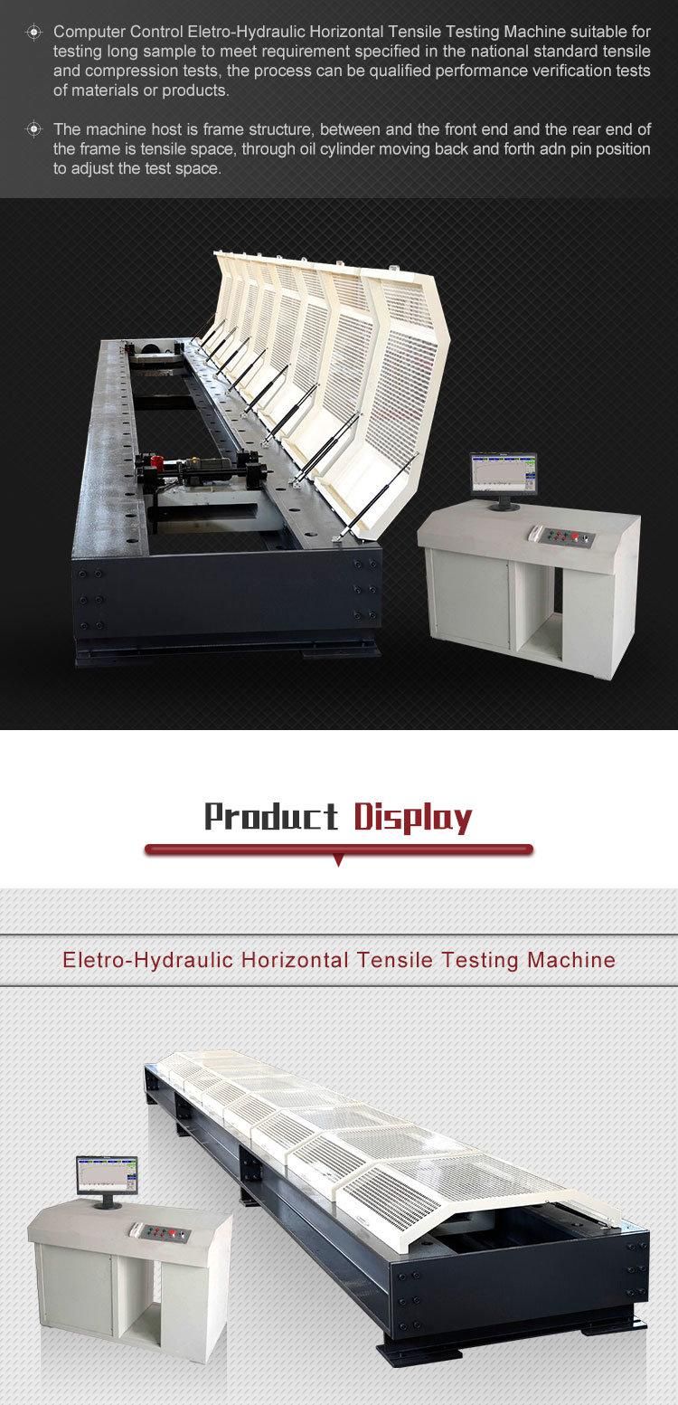 Horizontal Tensile Testing Machine for Proof and Breaking Load