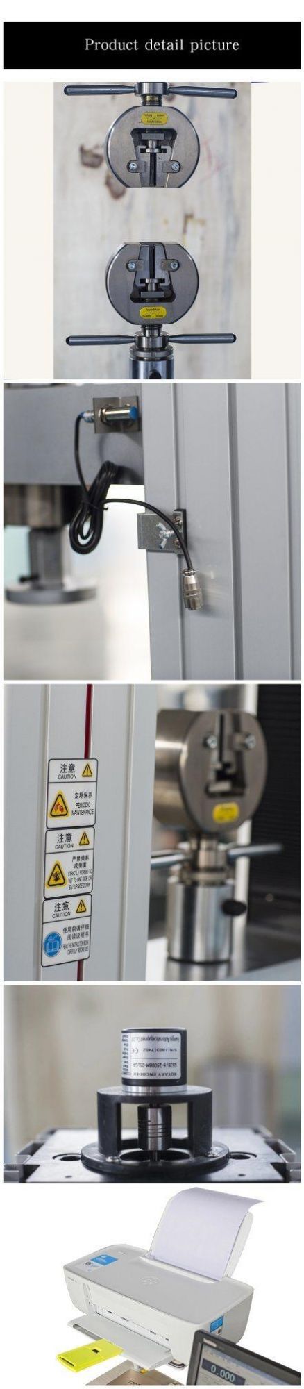 Wdw-100d Computer Controlled Tensile Strength Test Electronic Universal Testing Machine for Laboratory