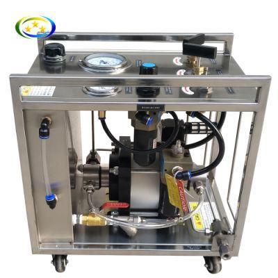 Terek Pneumatic Liquid Testing Pump Control Bench for High Pressure Hydraulic Hydrostatci Test