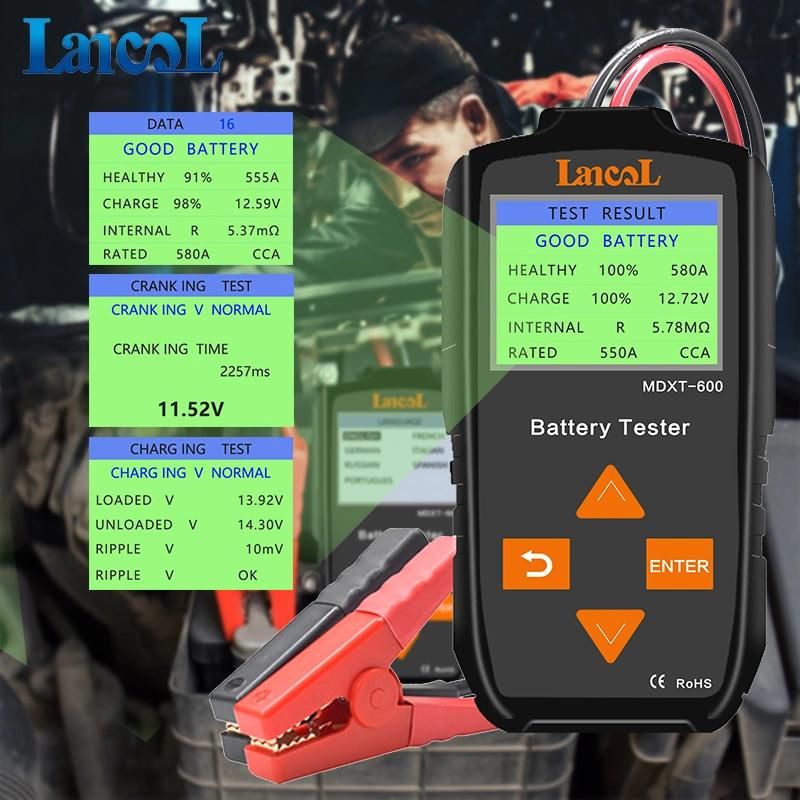 Battery Analyzer with Customized Language