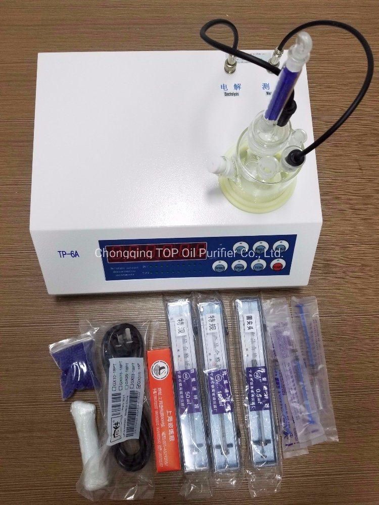 Ce Certified Ppm Moisture Content Analysis Transformer Oil Testing Kit