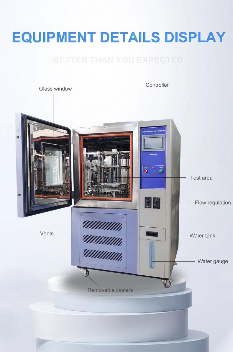Hj-3 00: 40 ASTM D1149 Professional Aging Rubber Sheet Ozone Resistance Test Chamber