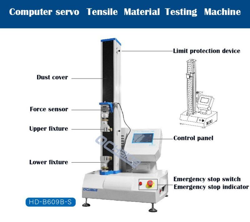 200kg Capacity Servo Motor Universal Tensile Testing Machine