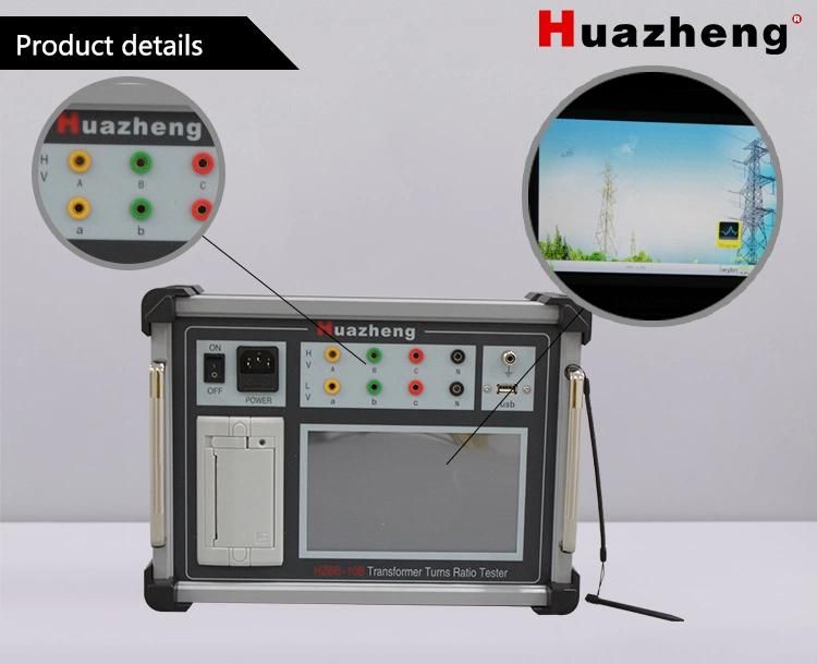 China Supplier Portable Three-Phase Automatic TTR Transformer Turns Ratio Meter