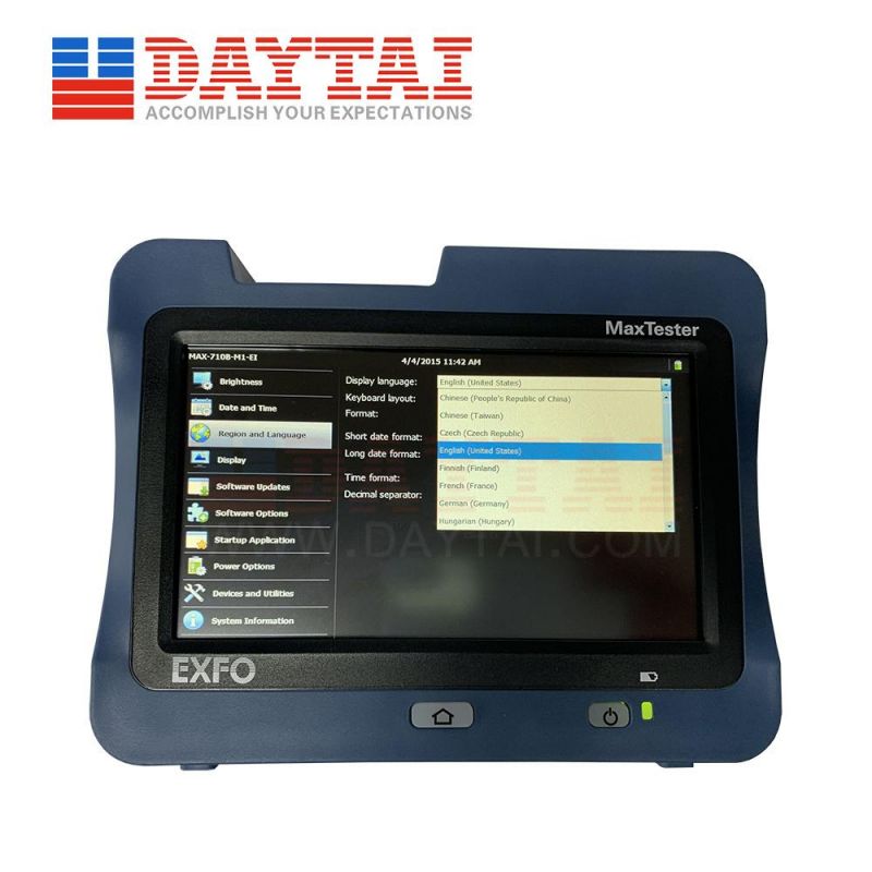 High Performance Max Tester 710b Handheld OTDR Exfo OTDR