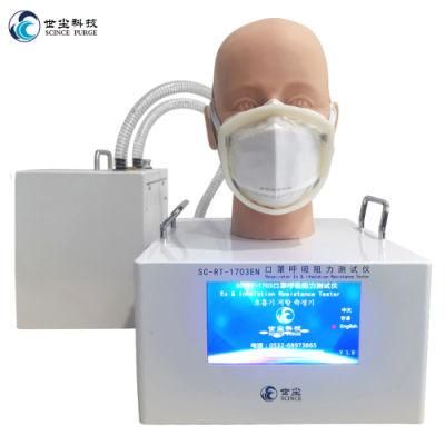 Respirator Ex/Inhalation Resistance Testing Equipment/Test Instrument Under Europe Standard