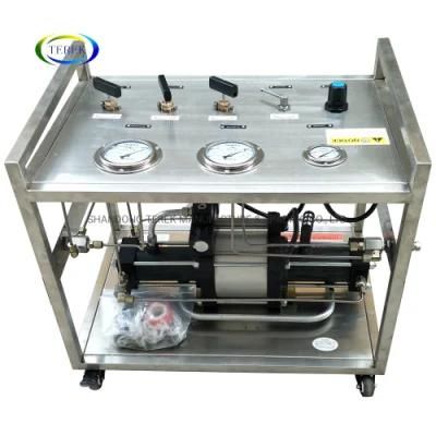 Widely Sales Terek Brand Single Action Pneumatic Oxygen Helium Hydrogen N2o Gas Booster Pumps