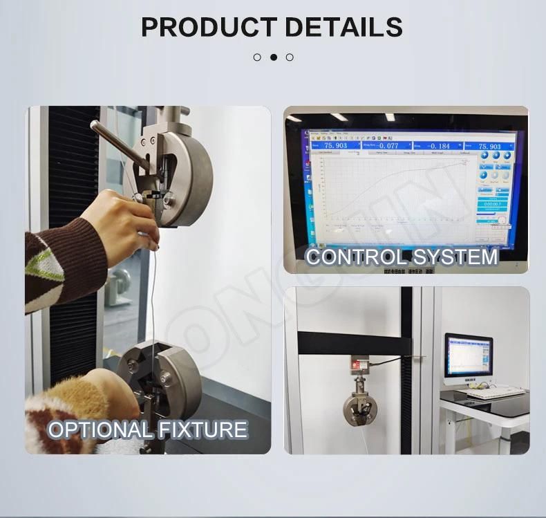 Computerized Push Pull Force Test Vertical Machine / Tensile and Pressure Test Machine