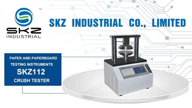 Skz112 Lab ISO Cardboard Ring Crush Tester Edge Crush Tester Flat Press Tester Adhesive Strength Tester and Paper Tube Compress Tester Equipment Machine