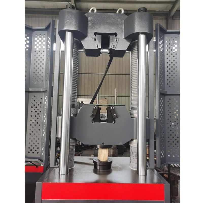 Electro-Hydraulic Laboratory Tensile Compressive Strength Bending Testing Equipment for Metal Steel Test with Extensometer